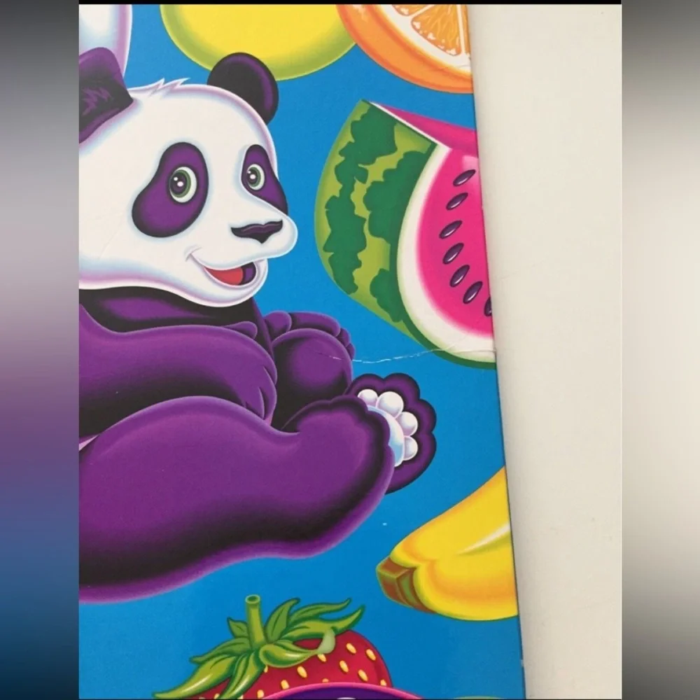 Lisa Frank Panda Fruit Folder